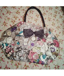 アリス柄のバッグ(トートバッグ)