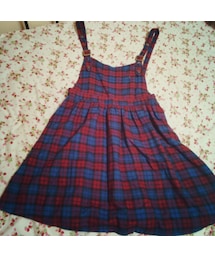 one after another NICE CLAUP | チェック柄のジャンパースカート(ワンピース)