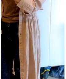 no brand | シャツワンピース