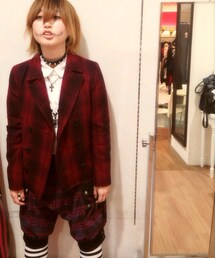 used | チェックジャケット(テーラードジャケット)