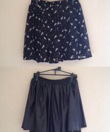 WEGO | リバーシブルレザースカート
(スカート)