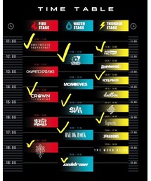 タイムテーブル2日目🎸 | その他