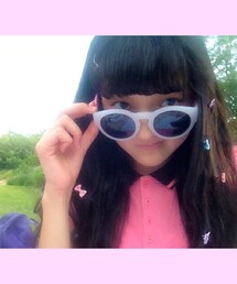 大須 | ピンク×ホワイトサングラス(サングラス)