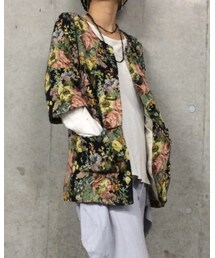 Ann DEMEULEMEESTER | やっぱ、ネックが緩めな上質な白ロンTは男性が着てたら惚れる。ってなって自分で買いましたw 袖がゆるゆるで長いから可愛い。(Tシャツ/カットソー)