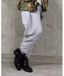 DESIGNERS | ニューヨークのBrooklyn Fleaで購入したアメリカのデザイナーズブランドです。サルエルパンツみたいな不思議な形でお気に入り。生地はコットンでさらっとしてます。(その他パンツ)