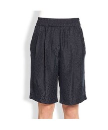 THAKOON | Satin Leopard Jacquard Track Shorts(その他パンツ)