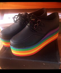 YRUのレインボー厚底🌈(その他シューズ)