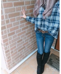 ブーツインでも脚長効果 | ブーツ