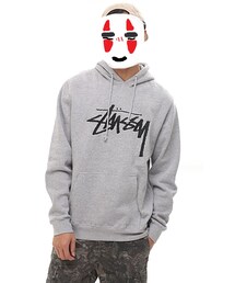 STUSSY | stussy パーカー メンズ 長袖 グレー系 シンプル(パーカー)