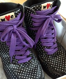 WC | wc黒ドッドスニーカー(スニーカー)