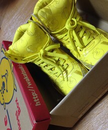 WC | wc/エナメル刺繍スニーカー(スニーカー)