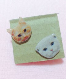 にゃんこピアス(ピアス（両耳用）)