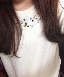 Heather | ビジューニット(ニット/セーター)