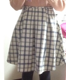 E hyphen world gallery | 膝丈フレアスカート(スカート)