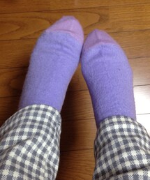 靴下屋 | バイカラーもこもこソックス(ソックス/靴下)