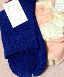 coup de main | 青ラメ靴下(ソックス/靴下)