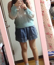 忘れました〜 | フレアーキュロットデニム(デニムパンツ)