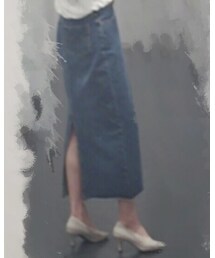 後ろスリット♡ | デニムスカート