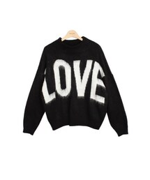 withipun | Loveシャギーニット(ニット/セーター)