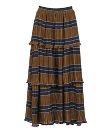 withipun | ラインポイントシフォンマキシスカート(スカート)