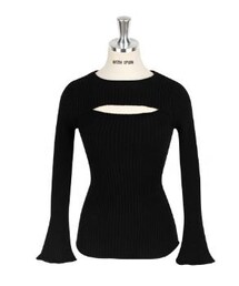 withipun | スニークスリットラインスリムニットセーター(ニット/セーター)