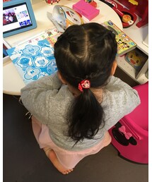 ヘアスタイルはハートの編み込み♡ | その他