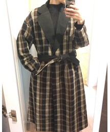 no brand | 暖かくはないコート(チェスターコート)