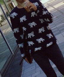 TOPSHOP | 白くまニット(ニット/セーター)