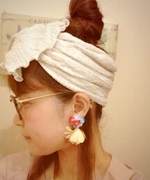 Gypsy Flower | カラフルお花のゆらゆらピアス✾(ピアス（両耳用）)