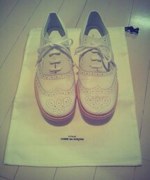 tricot COMME des GARCONS | 白のウィングチップ(その他シューズ)