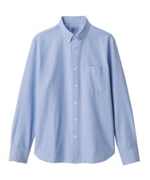 無印良品 | 無印良品　ボタンダウンシャツ(ブルー)(シャツ/ブラウス)