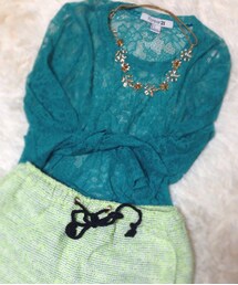 FOREVER 21 | グリーンレース(シャツ/ブラウス)