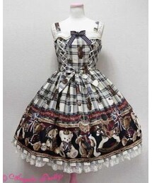 Angelic Pretty | British bear ジャンパースカート(ジャンパースカート)