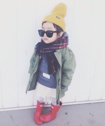 BACK NUMBER | 胸に付いてたワッペンとりました♡(ミリタリージャケット)