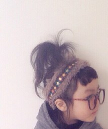 Handmade | 大人用リメイク♡(ヘアバンド)