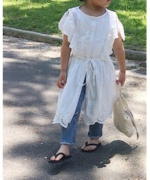 大人用topsリメイク | シャツワンピース