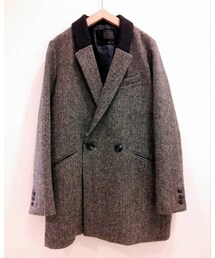 ハリスツイード ショートコート(ダッフルコート)