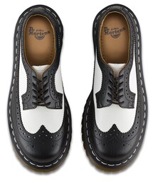 Dr. Martens | Dr Martens Womens 3989 Bex Smooth Leather Brogue Shoes Black/White NZ GLⅫ(ブーツ)