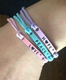 Love♡peace♡hope bracelet(ブレスレット)