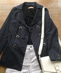 an another angelus | Stripe jacket(テーラードジャケット)