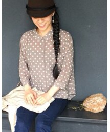 UNIQLO | 水玉シャツ(シャツ/ブラウス)