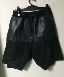 A.F homme | レザーショートパンツ(その他パンツ)
