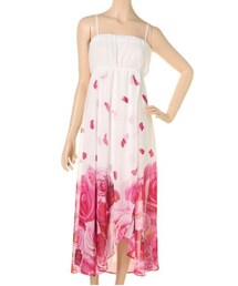 DaTuRA | リゾートローズマキシ(ワンピース)