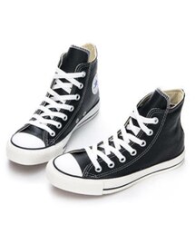 CONVERSE | 黑色荔枝皮帆布鞋(スニーカー)
