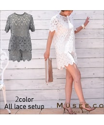 総レーストップス&パンツSET(Tシャツ/カットソー)