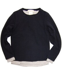 REMI RELIEF | WOOLレイヤードクルーネックカットソー(ニット/セーター)