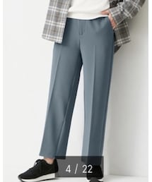 GU | カットソーカラースラックス　GREEN / S(パンツ)