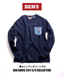 BEN DAVIS | デニムポケットTee(Tシャツ/カットソー)