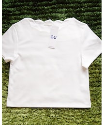 GU | スカラップミニT(Tシャツ/カットソー)
