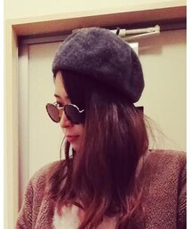 Samansa Mos2 blue | ハンチング/ベレー帽